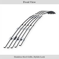 APS - APS Stainless Billet Bumper Grille-Polish for 03-05 G35 Coupe GR14FEF03S - Image 2