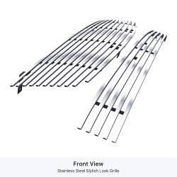 APS - APS Stainless Billet Grille-Polish for 04-06 Nissan Maxima GR14HGI81S - Image 2