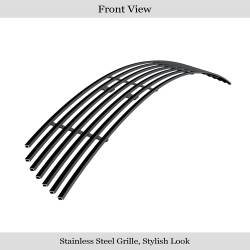 APS - APS Stainless Billet Bumper Grille Black for 03-08 Nissan Murano GR14FFD86J - Image 2