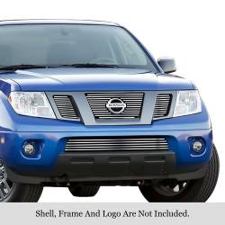APS - APS Stainless Billet Grille-Polish for 05-07 Nissan Pathfinder GR14FGI66S - Image 1