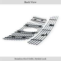 APS - APS Stainless Billet Grille-Polish for 05-07 Nissan Pathfinder GR14FGI66S - Image 3