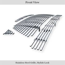 APS - APS Stainless Billet Grille-Polish for 05-10 Toyota Tacoma TRD GR20HGG42S - Image 2