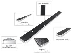 APS - APS iStep Rear Bumper Step-Brushed 15-25 Ford Transit Van IB06KDJ5A - Image 5