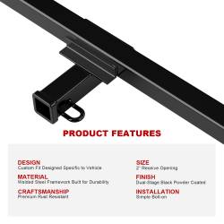 APS - APS Class III 2" Trailer Receiver Hitch 83-04 S10/S15/Sonoma HT24CJI08 - Image 5