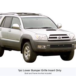 APS - APS Stainless Billet Bumper Grille Black for 03-05 Toyota 4Runner GR20FED25J - Image 1