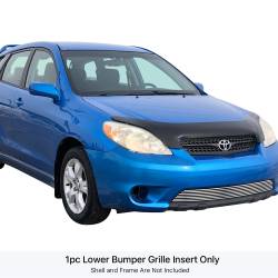 APS - APS Stainless Billet Bumper Grille-Polish for 03-08 Toyota Matrix GR20FED27S - Image 1