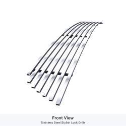 APS - APS Stainless Billet Bumper Grille-Polish for 03-08 Toyota Matrix GR20FED27S - Image 2