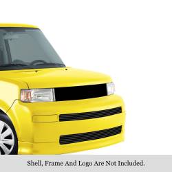 APS - APS Stainless Billet Bumper Grille Black for 03-07 Scion XB GR20FED41J - Image 1