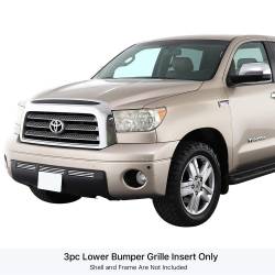 APS - APS Stainless Billet Bumper Grille-Polish for 07-09 Toyota Tundra GR20FED59S - Image 1