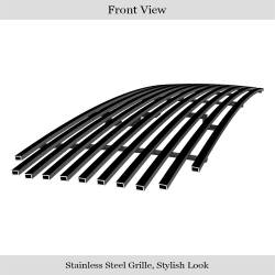 APS - APS Stainless Billet Bumper Grille Black for 04-15 Nissan Titan GR14HED13J - Image 2