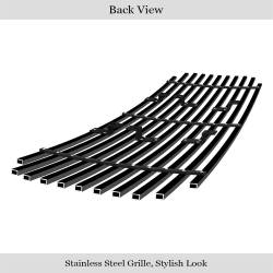 APS - APS Stainless Billet Bumper Grille Black for 04-15 Nissan Titan GR14HED13J - Image 3