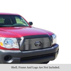 APS - APS Stainless Billet Grille-Polish for 05-10 Toyota Tacoma GR20FFD56S - Image 1