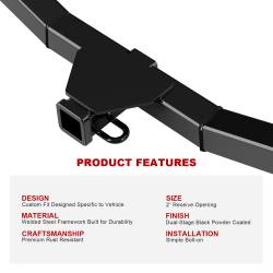 APS - APS Class III 2" Trailer Receiver Hitch 07-15 Mazda CX-9 HT24CGH30 - Image 5