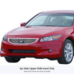 APS - APS Stainless Billet Grille-Polish 08-10 Honda Accord Sedan GR08FEE56S - Image 1