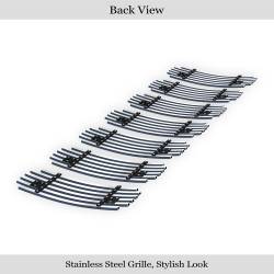 APS - APS Stainless Billet Grille-Polish for 05-07 Jeep Liberty GR10FED96S - Image 3