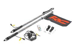 Rough Country Suspension Systems - Rough Country 48" LED Whip Lights w/Mounts for Can-AM Defender/Segway 93199 - Image 1