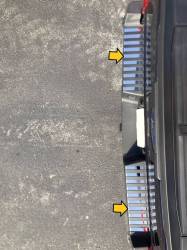 Quality Automotive Accessories - QAA BI63320 20Pc Stainless Steel Rear Bumper Trim for 2023-2025 Ford Super Duty - Image 2