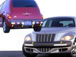 Quality Automotive Accessories - QAA BK41700 6Pc Stainless Bumper Insert for 2001-2005 Chrysler PT Cruiser - Image 1