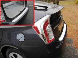 Quality Automotive Accessories - QAA RB10135 1Pc Stainless Steel Rear Bumper Accent for 2010-2015 Toyota Prius - Image 1