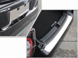 Quality Automotive Accessories - QAA RB16135 1Pc Stainless Steel Rear Bumper Accent for 2016-2022 Toyota Prius - Image 1