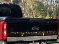 Quality Automotive Accessories - QAA RT63320 1Pc Stainless Steel Tailgate Accent for 2023-2025 Ford Super Duty - Image 2