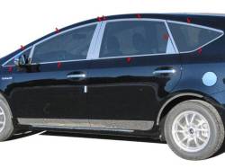 Quality Automotive Accessories - QAA WP12215 16Pc Stainless Steel Window Trim for 2012-2015 Honda Civic - Image 2