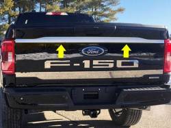 Quality Automotive Accessories - QAA TP58308 2Pc Stainless Steel Trunk Accent Trim for 2018-2020 Ford F150 - Image 3