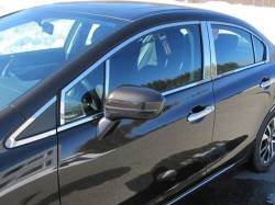 Quality Automotive Accessories - QAA WP11152 4Pc Stainless Steel Window Trim for 2011-2020 Toyota Sienna - Image 2