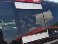 Quality Automotive Accessories - QAA RW19180 2Pc Stainless Steel Rear Window Set for 2019-2025 Toyota Rav4 - Image 1