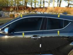 Quality Automotive Accessories - QAA WP17341 20Pc Stainless Steel Window Trim for 2017-2020 Hyundai Elantra - Image 5