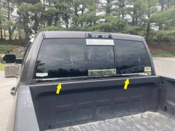 Quality Automotive Accessories - QAA RW73140 2Pc Stainless Steel Rear Window Set for 2023-2025 Toyota Sequoia - Image 2