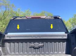 Quality Automotive Accessories - QAA RW74660 2Pc Stainless Steel Rear Window Set for 2024-2025 Lincoln Nautilus - Image 2