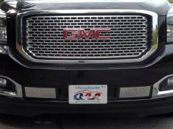 Quality Automotive Accessories - QAA FB55297 2Pc Stainless Steel Front Bumper Accent for 2015-2020 GMC Yukon - Image 1