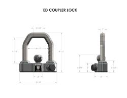BulletProof Hitches - BulletProof EDCOUPLERLOCK Extreme Duty Coupler Lock - Image 6