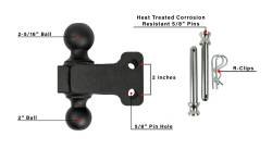 BulletProof Hitches - BulletProof MDDUALBALL Medium Duty 2" & 2-5/16" Dual Ball - Image 4