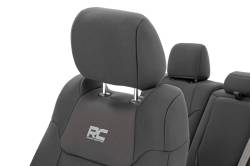 Rough Country Suspension Systems - Rough Country Front/Rear Seat Covers Black for 14-21 Tundra CrewMax 91027A - Image 4