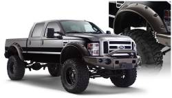 Bushwacker Cut-Out Style Front Fender Flares Black Super Duty 20047-02