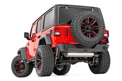 Rough Country Suspension Systems - Rough Country Rear Trail Bumper w/Tire Carrier Black for Wrangler JL 10598 - Image 2