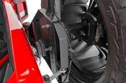 Rough Country Suspension Systems - Rough Country Rear Trail Bumper w/Tire Carrier Black for Wrangler JL 10598 - Image 5