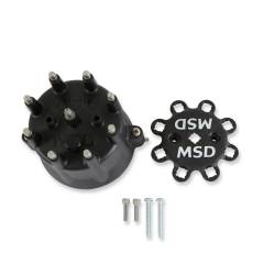 MSD - MSD Ignition 84333 Distributor Cap V8 HEI Terminals Blk Spark Plug Wire Retainer - Image 5