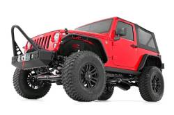 Rough Country Suspension Systems - Rough Country Front/Rear Inner Fender Liners Black for Jeep Wrangler JK 10511 - Image 2