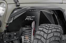 Rough Country Suspension Systems - Rough Country Front/Rear Inner Fender Liners Black for Jeep Wrangler JK 10511 - Image 4