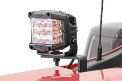 Rough Country Suspension Systems - Rough Country A-Pillar 3" LED Ditch Light Kit-Flood 19-24 Silverado 1500 70845 - Image 2