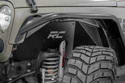 Rough Country Suspension Systems - Rough Country Front Inner Fender Liners Black for Jeep Wrangler JK 1195 - Image 5