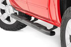 Rough Country Suspension Systems - Rough Country 4.5" Oval Tube Nerf Steps Black 07-18 Silverado/Sierra Crew 21001 - Image 5