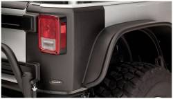 Bushwacker - Bushwacker Trail Armor Rear Corner Guards Black for Jeep JK 2dr 14009 - Image 2
