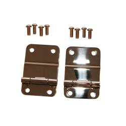 Rugged Ridge - Rugged Ridge 11114.01 Tailgate Hinges Stainless Steel for Jeep CJ - Image 1