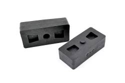 Rough Country Suspension Systems - Rough Country 1.5" Nylon Rear Leaf Spring Lift Blocks Pair 6591 - Image 1