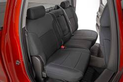 Rough Country Suspension Systems - Rough Country Front Seat Covers Black 14-18 Silverado/Sierra Crew 91025 - Image 2