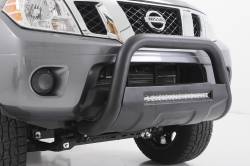 Rough Country Suspension Systems - Rough Country Black Front Bumper Bull Bar w/LED for Nissan Frontier B-N4150 - Image 1